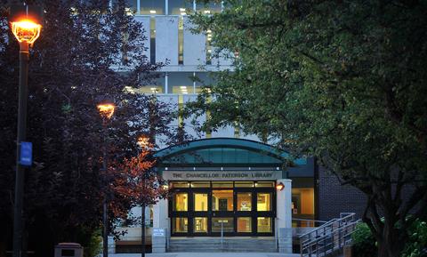 The Entrance of Paterson Library